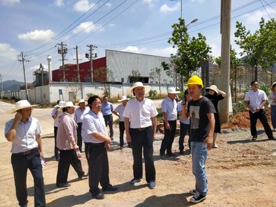 縣人大視察全縣重點項目建設